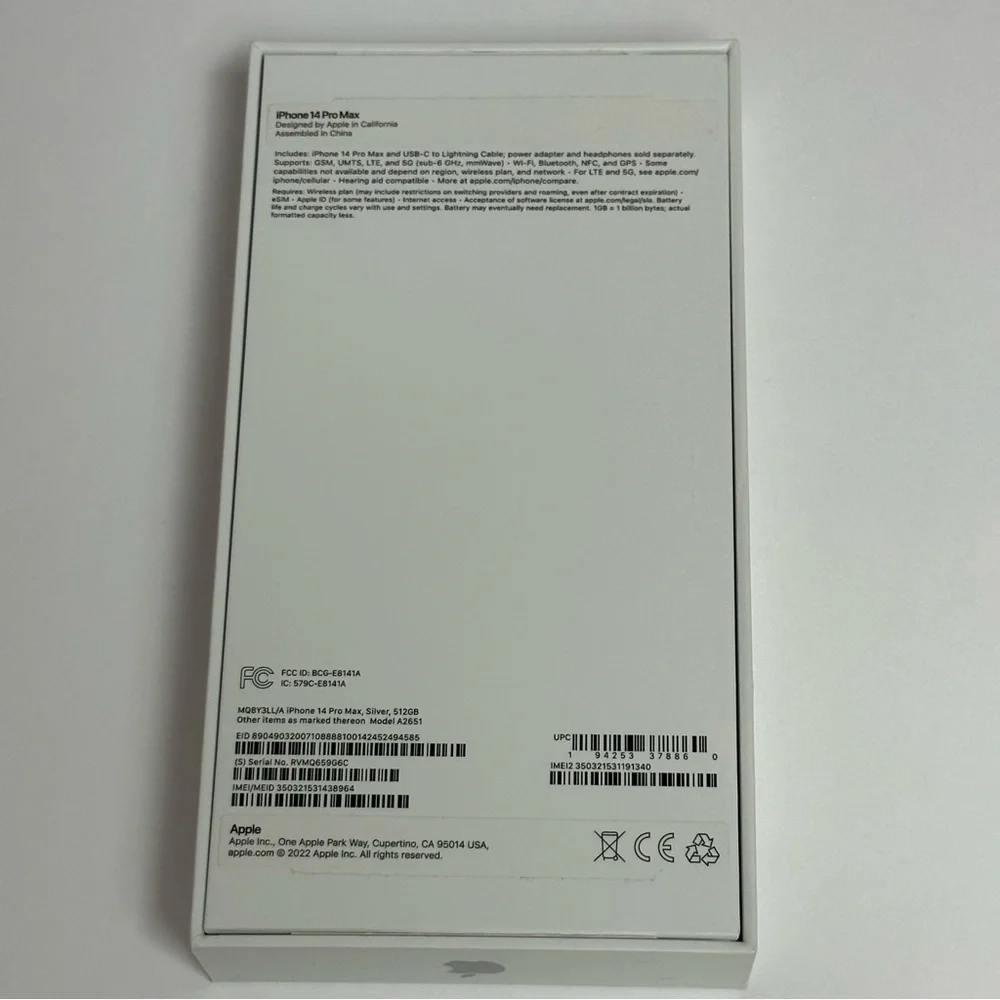 Apple iPhone 14 Pro Max 